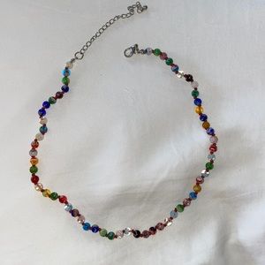 Colorful beaded necklace! NEVER WORN